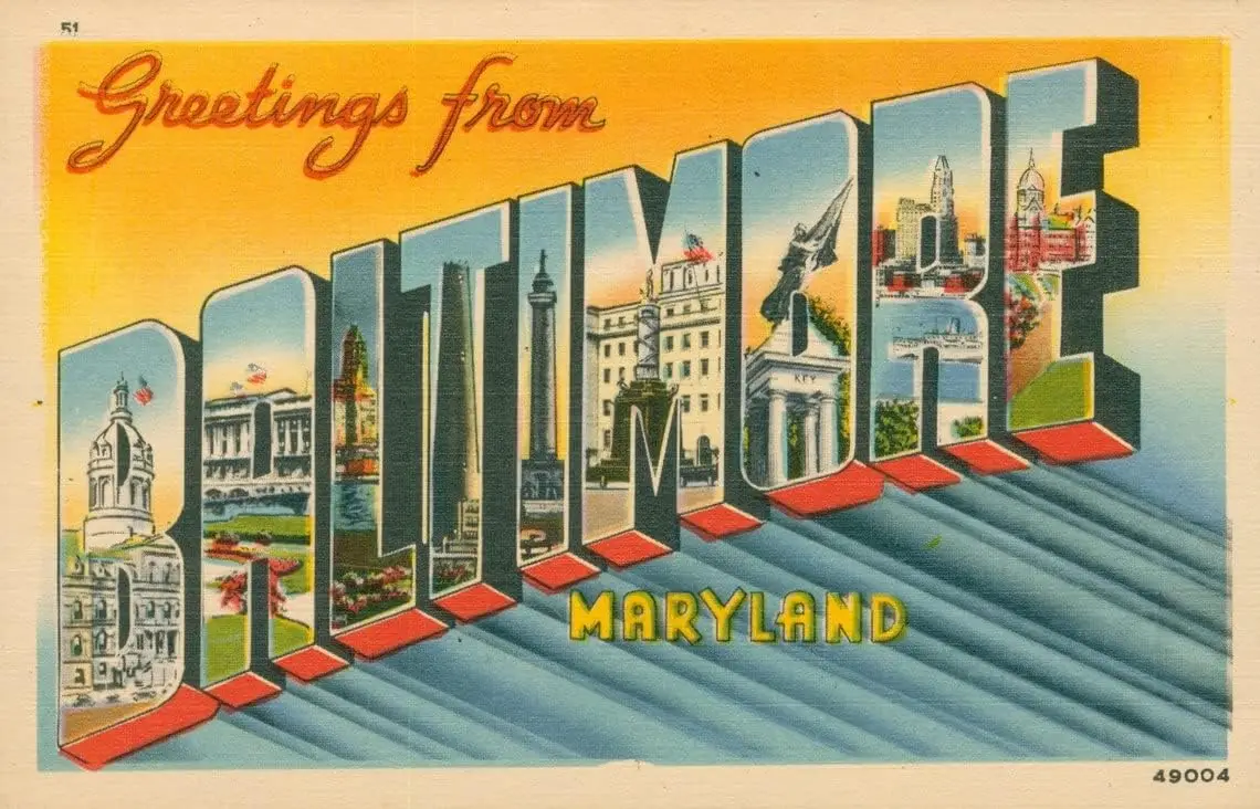 علامات معدنية من القصدير Muroanmi الرجعية ، بطاقة بريدية عتيقة ، لوحة حائط الدفيئة ، ملصق بحروف كبيرة ، تحيات من Detroit ، DC 7