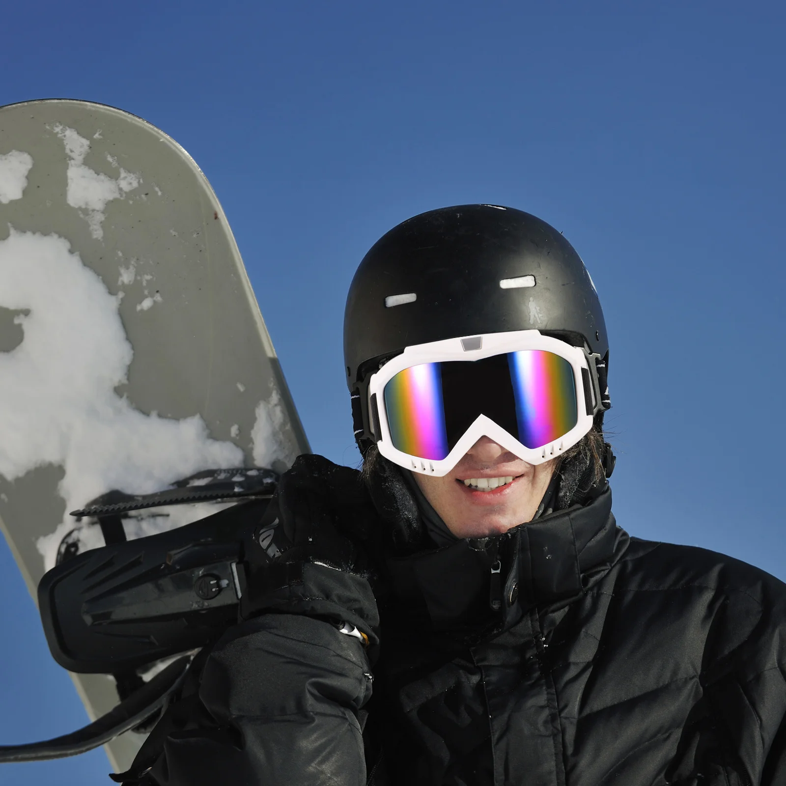 

Outdoor Sports Riding Goggles Windproof Anti-Sand Cycling Eye Protector Adjustable Strap Motorcycle Skiing Protective Goggles