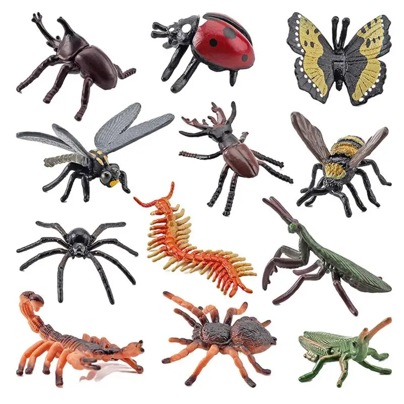 

Simulation Insect Model Ornament Realistic Insect Figure Horror Halloween Props Children Educational Toy