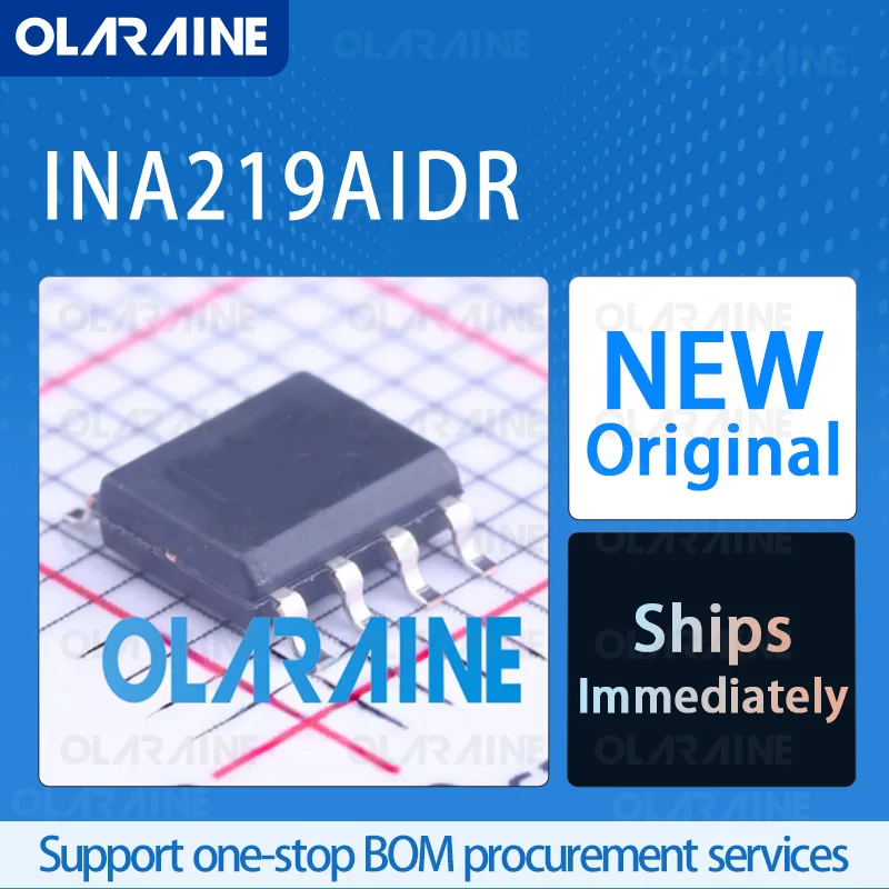 

5/10/100Pcs INA219AIDR SOIC-8 original ic chip Current and power monitors, regulators RoHS Voltage 5.5 V Current 1 mA 0.5 %