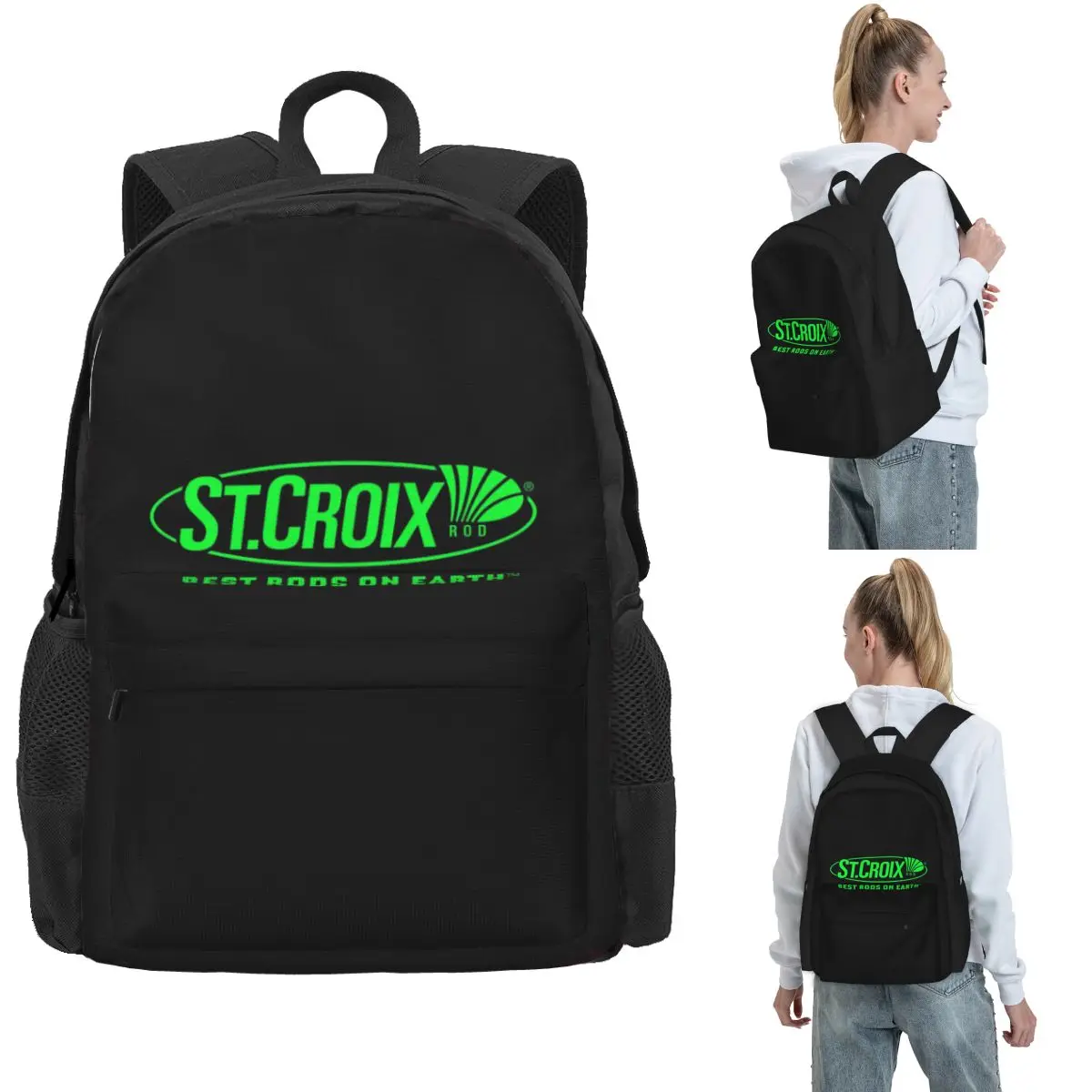 Life Love St Croix Merch Backpack Hot Sale Daypack Large Capacity Children BookBag School Bag Shoulder Bags for Men Women