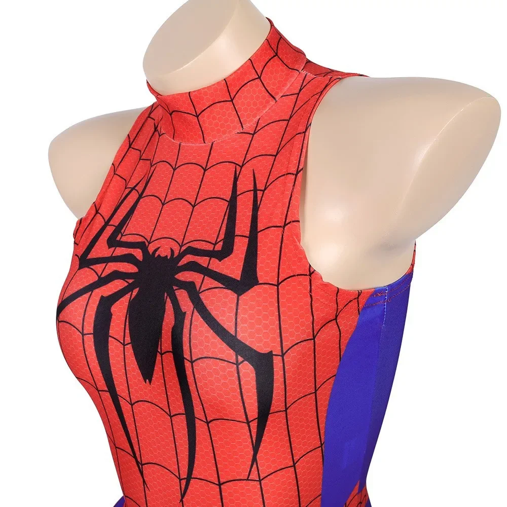 Spider Man Jumpsuit Set Swimsuit Anime Bodysuit Party Halloween Cosplay Costume Suitable for Ladies