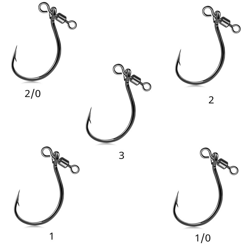 HOT SALE Bait Fishing Reverse Fish Hooks Reinforced Fish Hooks Quick Bait Fish Hooks For Carp, Bass, Perch, Catfish