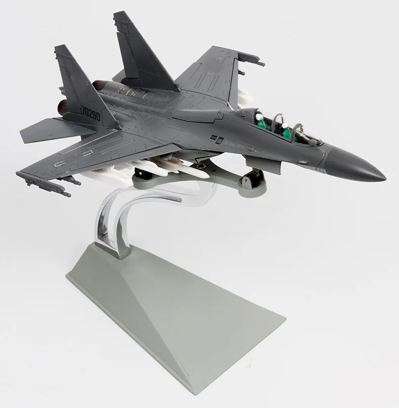 1:72 Scale J-16 Fighter Jet Aircraft Models Metal Diecast Airplane Simulation Military Aviation Collectible With Landing Gear