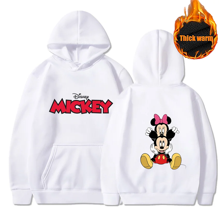 2025 ميكي ميني ماوس هوديس الرجال النساء قناع السترة Sweatershirt الذكور الإناث طالب الهيب هوب Hoddie بلوزات