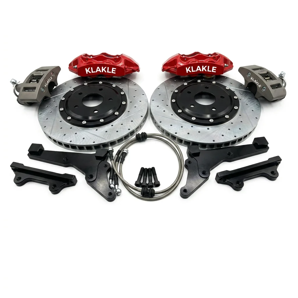 KLAKLE GT4 Cable Handbrake Brake Caliper Kit Brake System Brake Kits for VW Golf MK1 MK2 MK3 MK5 MK6