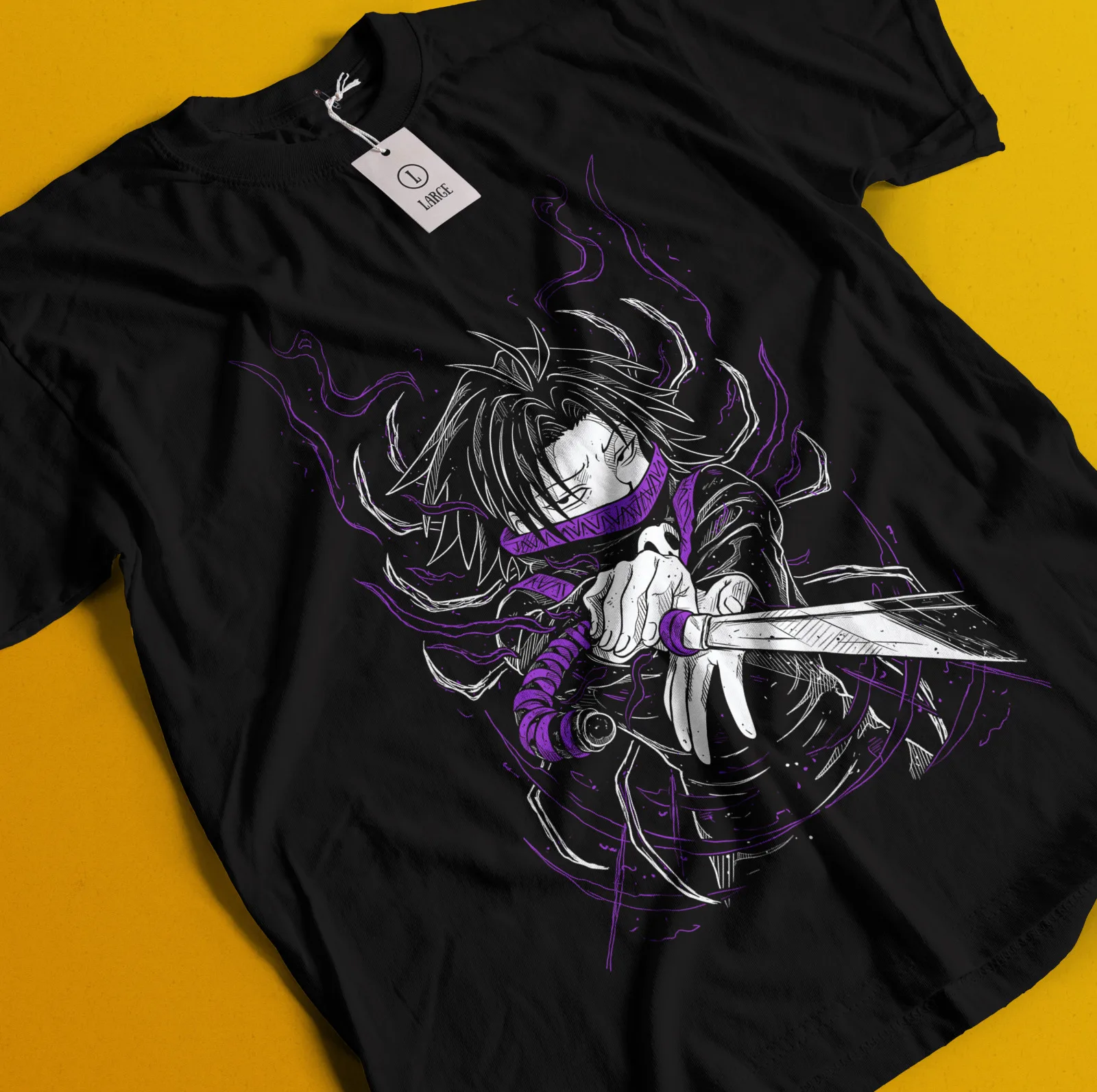 

Feitan T-shirt Hypland Hunter X Hunter Girt Portor Graphic Anime Shirt All Size