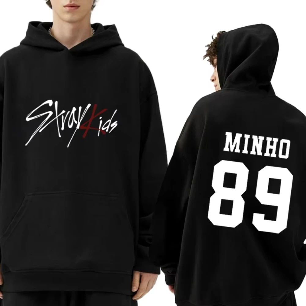 New in Trend Kpop Y2k Stray Kids SKZ Printed Hoodie Women Straykids Seungmin FELIX HYUNJIN JEONGIN MINHO Fleece Men Sweatshirt