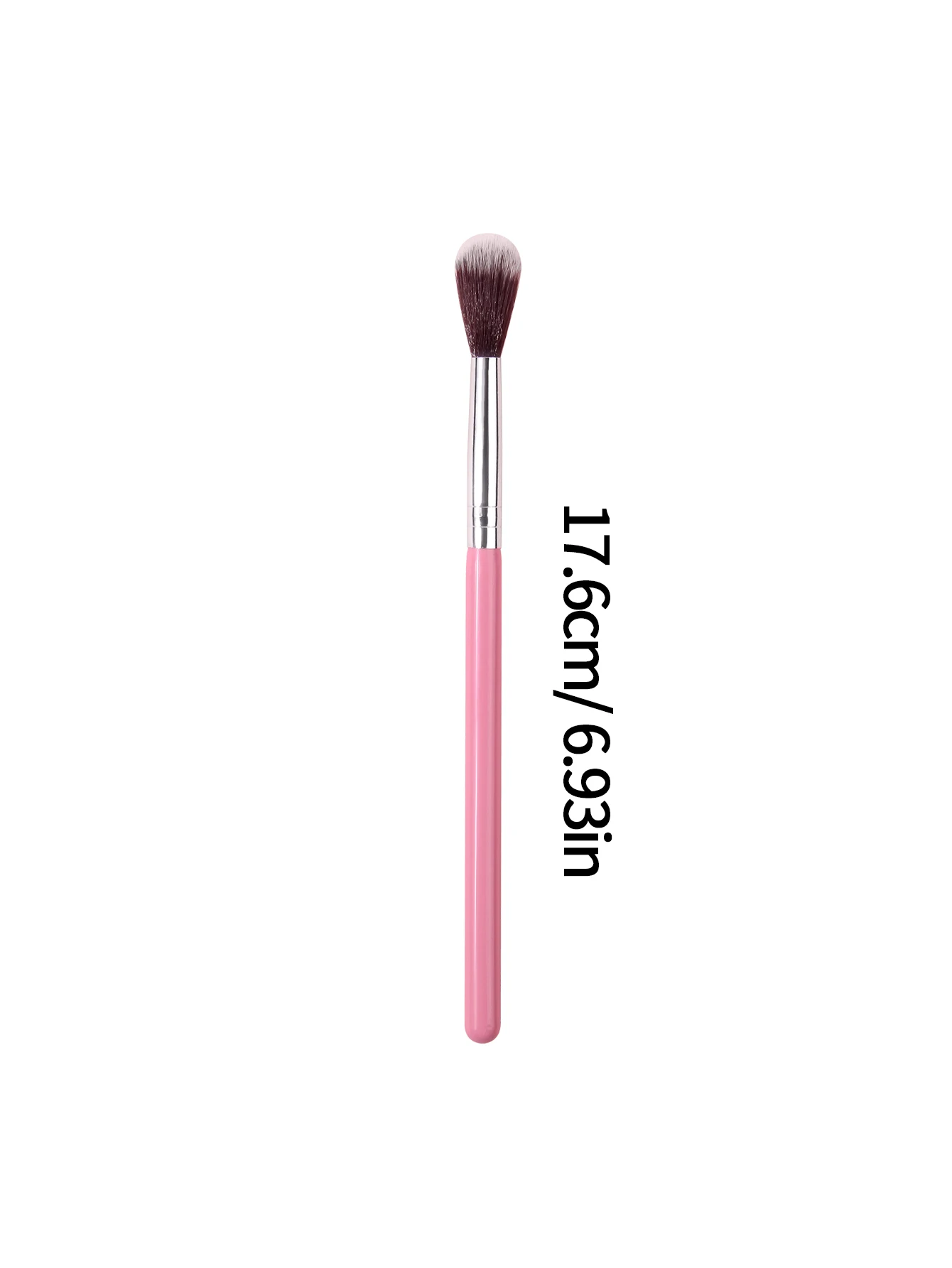 Pink Handle Fluffy Makeup Brush, Soft Bristle Highlighter Contour Brush, Easy Blend Cosmetic Tool for Seamless Finish