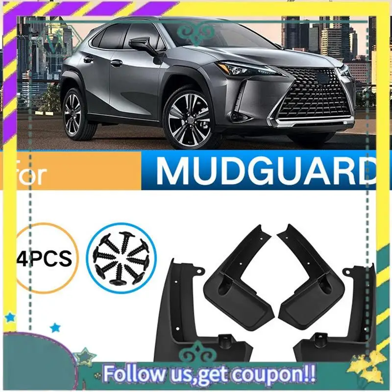 

Upgraded 4PCS Car Mudguard Mud Flaps Splash Mud Guard Fender For Lexus UX 2019-2021 Car Accessories