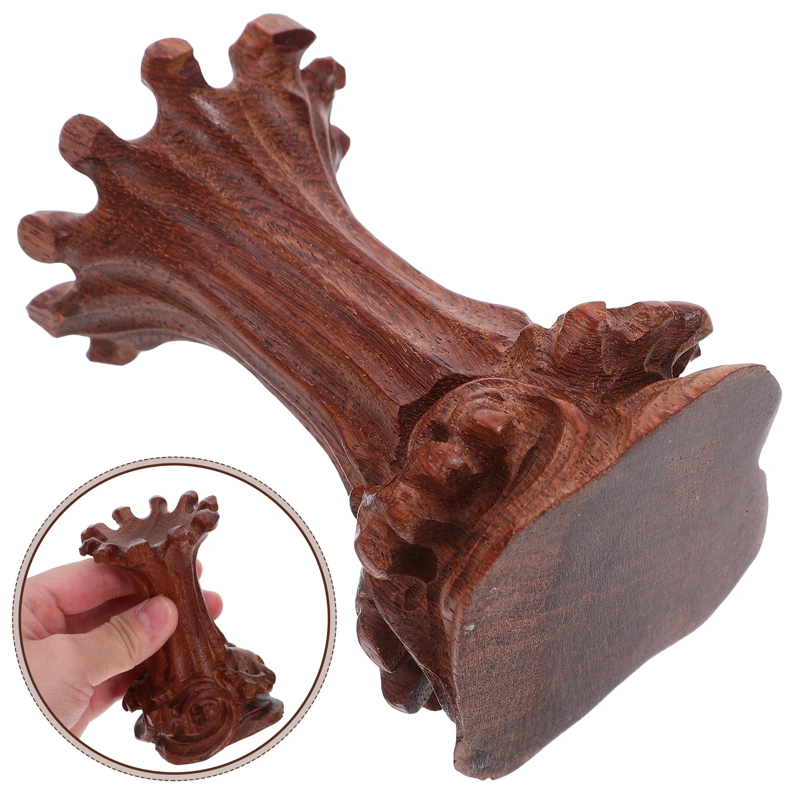 

Wooden Crystal Ball Display Stand Round Holder For Spheres Stones Globes Desktop Decor Vintage Carved Base Home Office