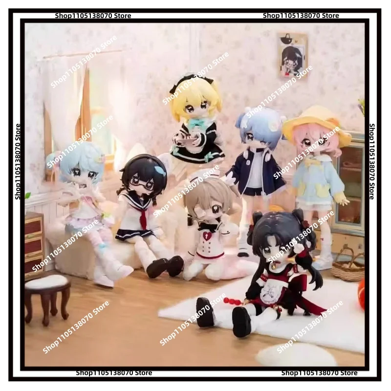 

New Unveiled Little Key Artbook Series 1/12 Bjd Blind Box Caixa Caja Dolls Mystery Box Gift Desktop Ornament Cartoon Model