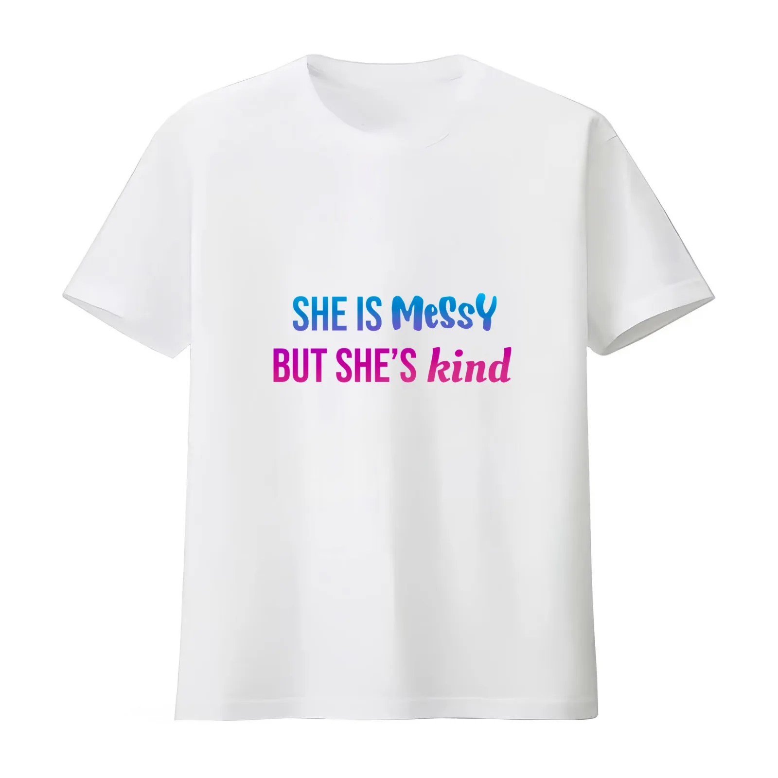 Waitress on Broadway She Used to Be Mine- Messy but Kind T-Shirt Summer Casual Cotton Tee Oversized Streetwear Tops