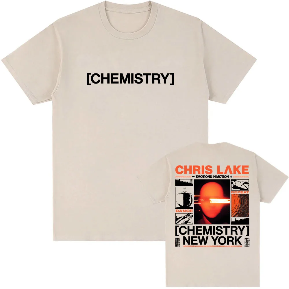 

NEW YORK HEAD TEE Chris Lake Fashion Graphic Tshirts Short Sleeve Cotton Summer T-shirt Summer Loose Casual Male Tee-shirt Mens