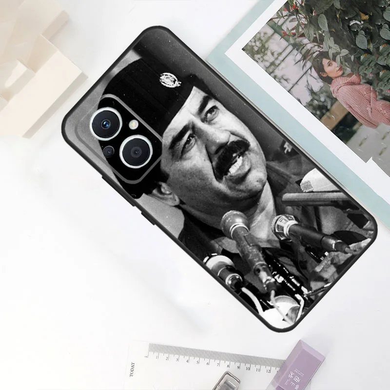 Saddam Hussein العراق العربية جراب هاتف ل ممن لهم رينو 12 12F 11 13 F 8T 7 8 10 برو ممن لهم البحث X8 برو X6 X5 لايت غطاء