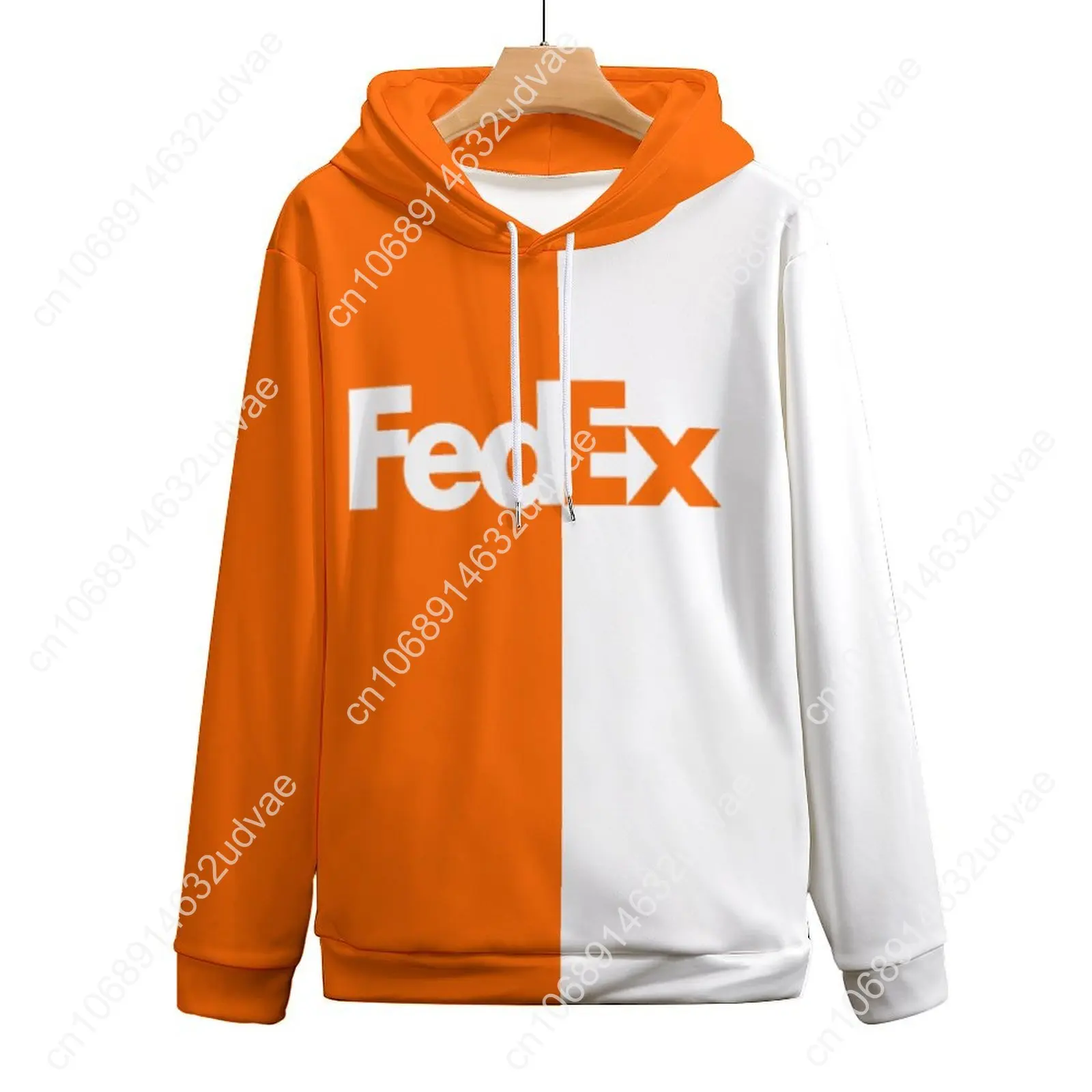 Fedex هوديس رجل إمرأة ثلاثية الأبعاد طباعة البلوز اكسبرس الأرض الأمريكية ساعي معطف مقنع جيب هود جاكيتات مخصص هوديي #2