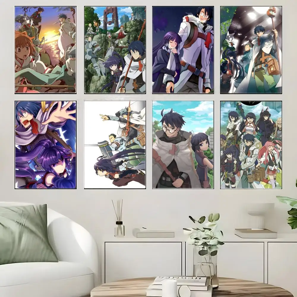 Isekai Anime L-Log H-Horizon Poster  Self-adhesive Art Waterproof Paper Sticker Coffee House Bar Room Wall Decor