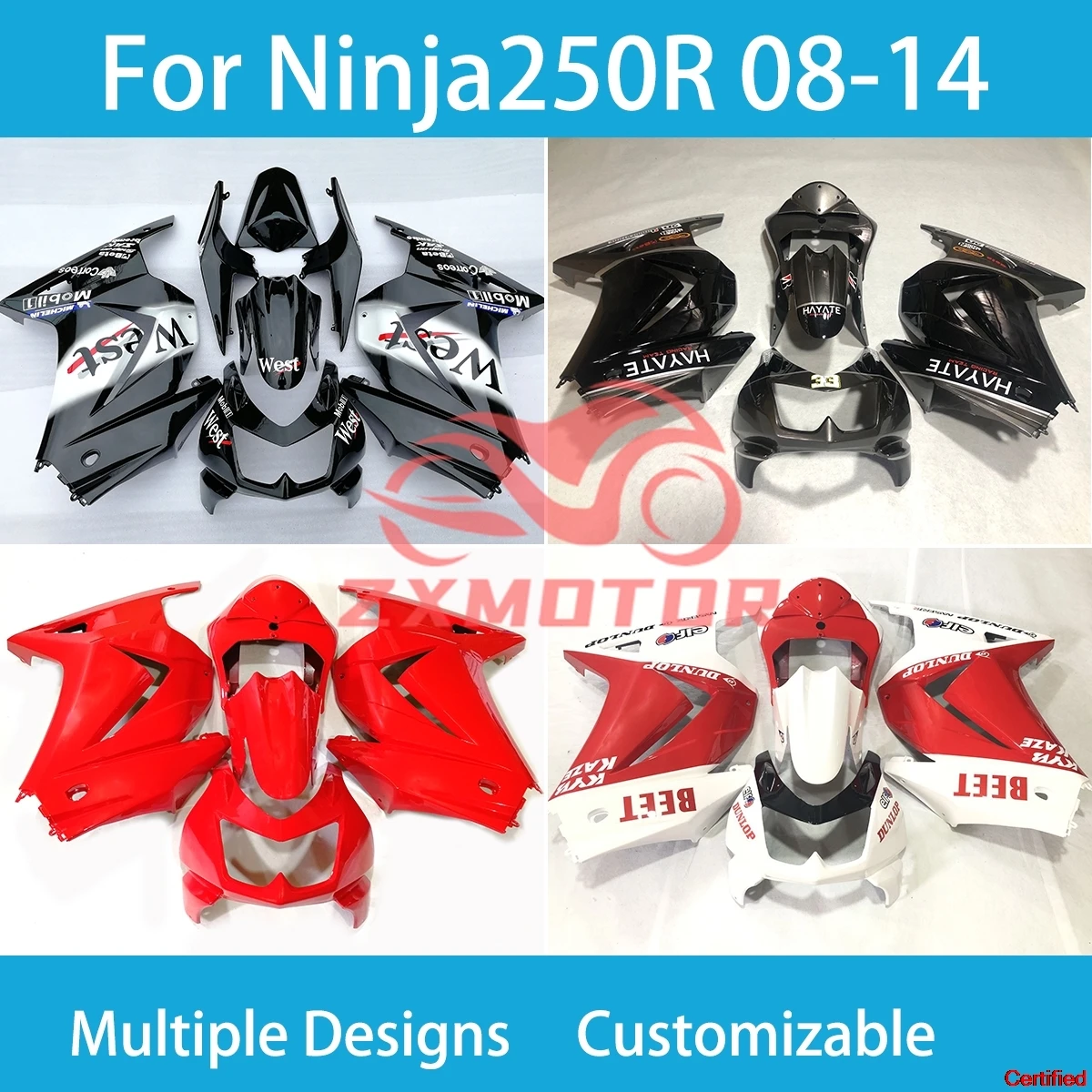 New Fairings for Kawasaki ZX250R 08 09 10 11 12 13 14 15 16 Fairing Kit Ninja 250R 2008 2009-2011 2012 2013 2014