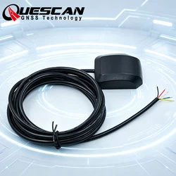 QUESCAN 3.3V-5V Smart GPS Receiver ESP32 STM32 Arduino GPS Module NMEA Antenna PPS 1PPS Timing Positioning Module GPS QSSS SBAS