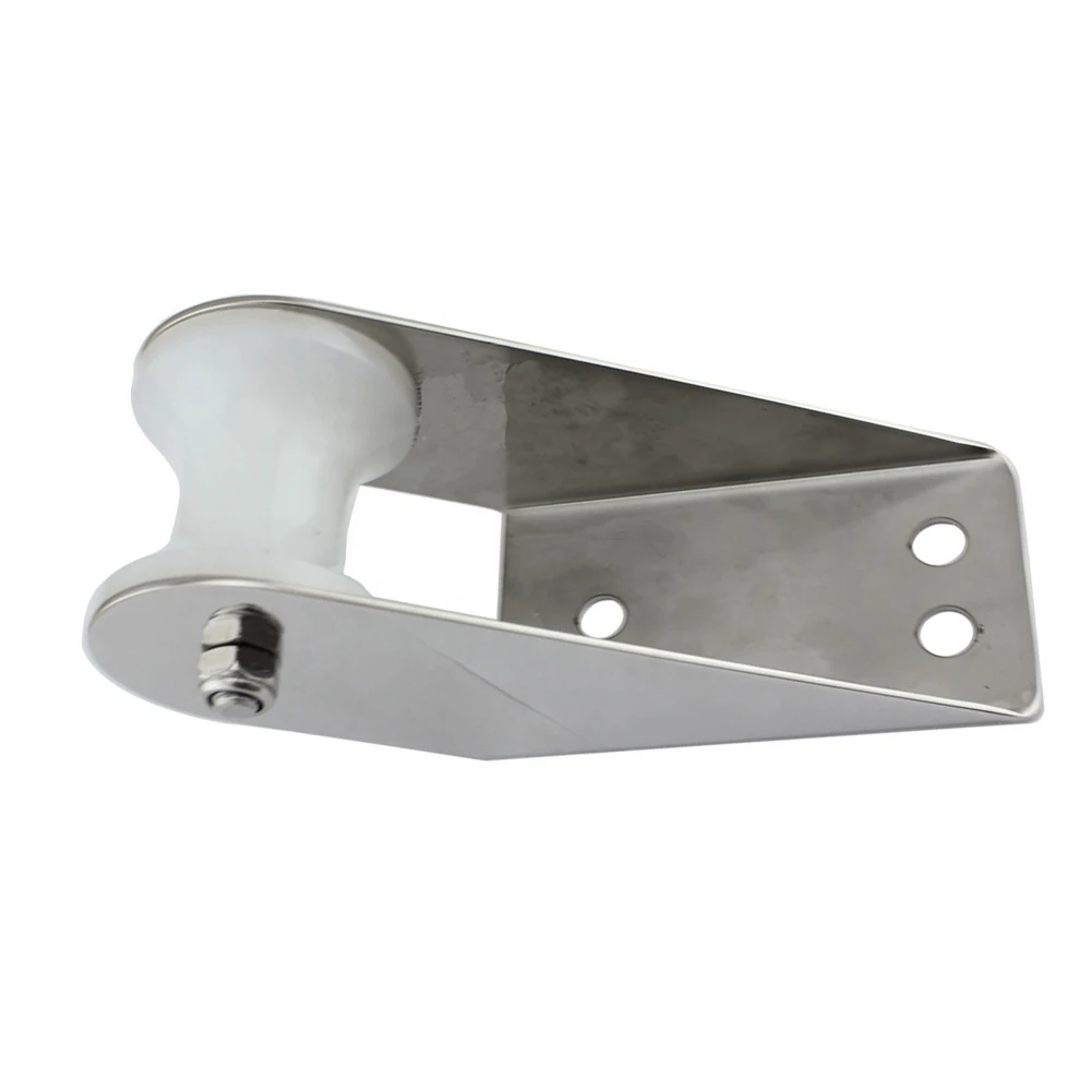 1 Piece 316 Stainless Steel 155mm Bow Anchor Roller Brackets Stamping Bow Roller Wheel For Marine Yacht Boat Trailer Parts