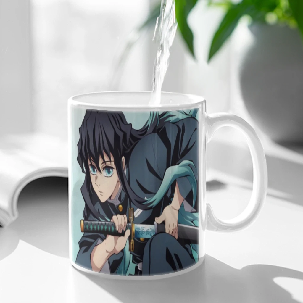 Ghost Killing Blade Tanjiro Ceramic Cup Coffee Oatmeal Breakfast Cup Creative Personality Mug