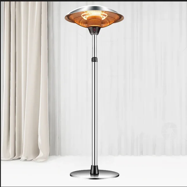 Elektrischer Terrassenheizer im Pyramid-Design, tragbar, mit US-Stecker für den Gartengebrauch, 230-V-Stromversorgung