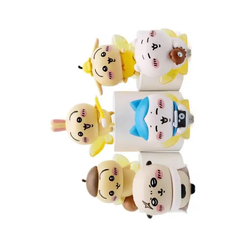 

MINISO Sanrio Chiikawa Blind Box C Doll Doll Surroundings Ornaments Cute Sweet Gift Cartoon Cartoon Schoolbag Key Chain Keychain