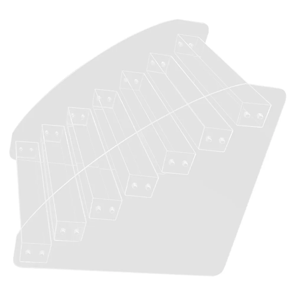Organisateur de vernis à ongles à 7 niveaux, support de rangement en acrylique, présentoir pour laque à ongles, rouge à lèvres, vanité, Solution d'organisation de bureau