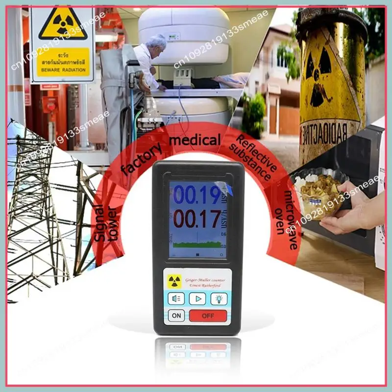 Contador Geiger N94R BR-6, Detector de radiación Nuclear, dosímetro Personal, Detector de rayos X Beta Gamma, herramienta de prueba radiactiva LCD