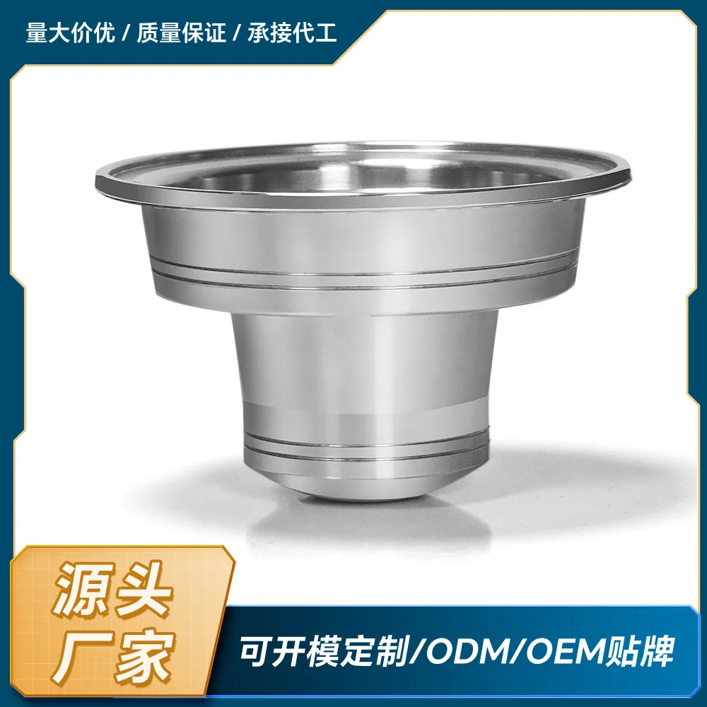 Adaptable Capsule Converter Vtuo To Nespresso Large To Small Capsule Holder Filter Stainless Steel Compatible Nestlé