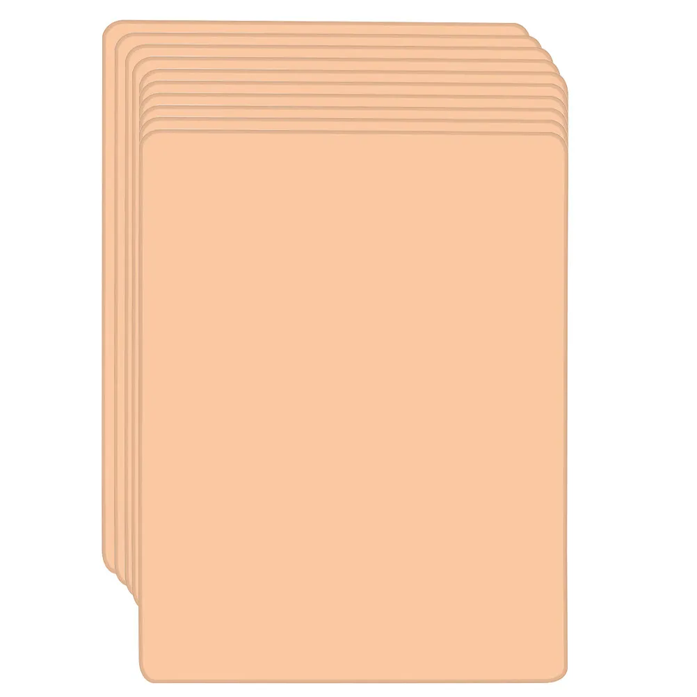 

10pcs Silicone Tattoos Practice Skin 1Mm Thick Double-Sided Reusable For Tattooing Microblading Contouring Shading Training