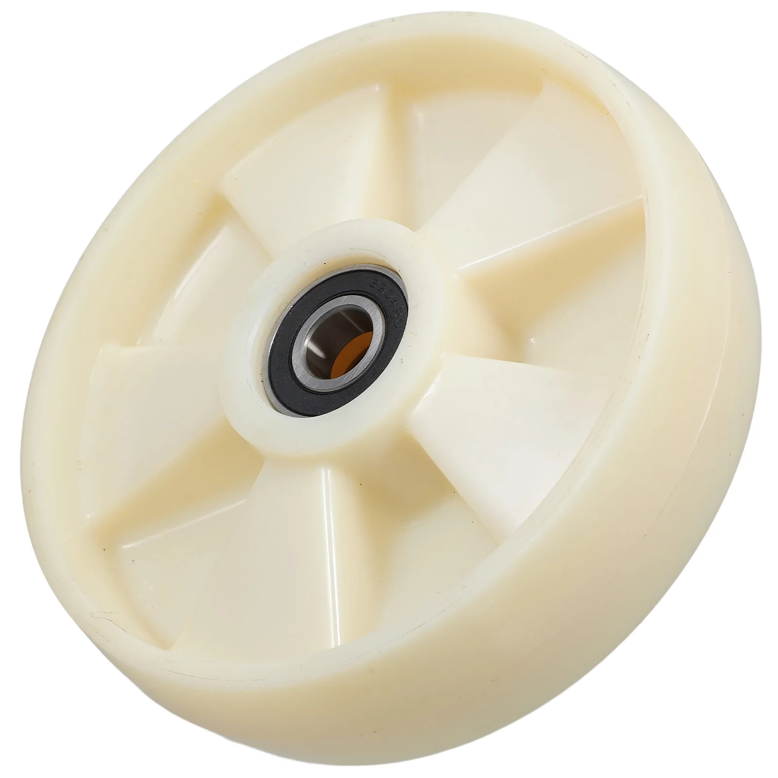 1pcs 200x50mm Caster Wheels Set Axle 47mm Nylon Ball Bearings Heavy Duty Pallet Truck Rollers Large Plate Casters Replacement - Image 3