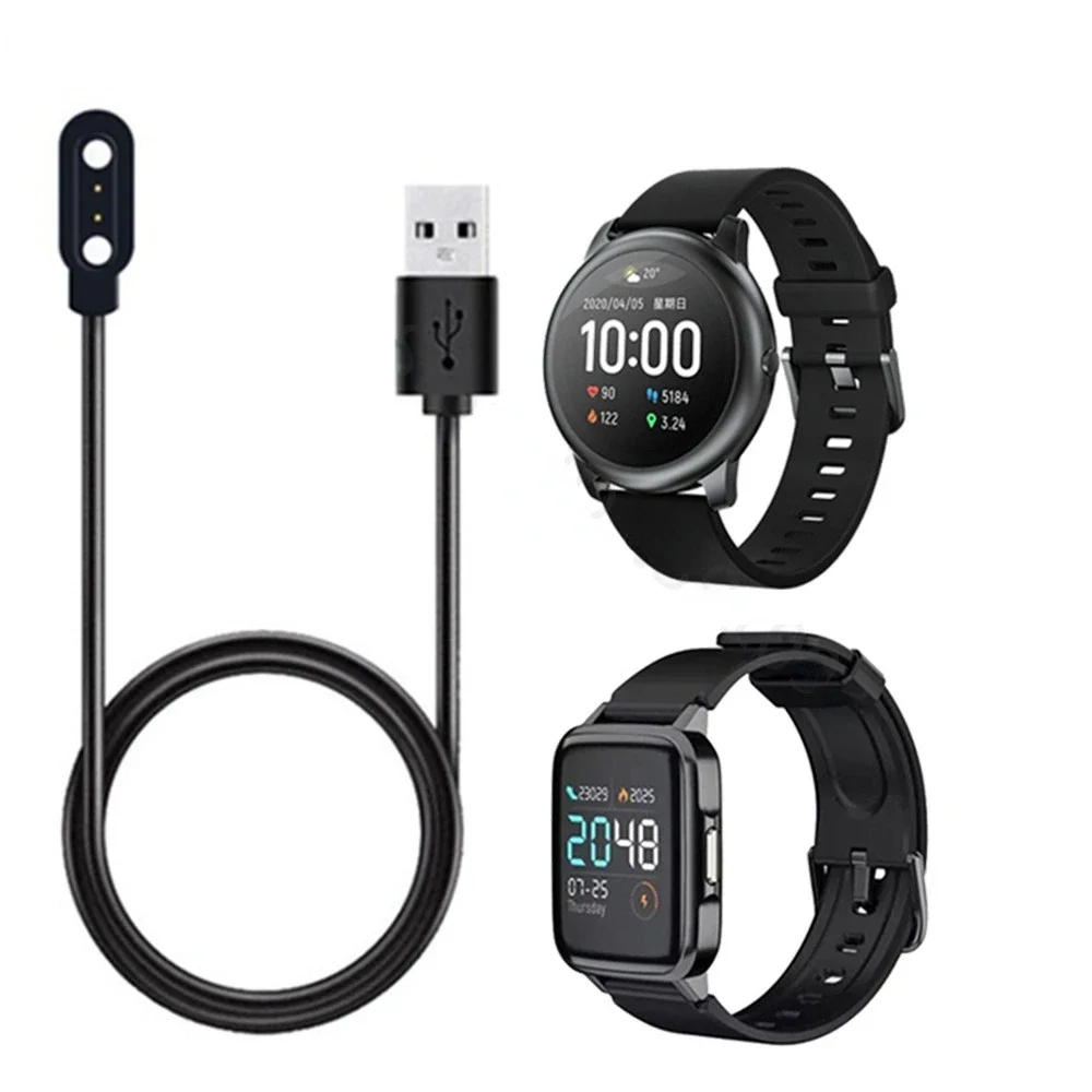 USB Charging Cable For Xiaomi Haylou Solar LS05 RT LS05S Imilab kw66 YAMAY SW022 Smart Watch Fast Charger Power Dock