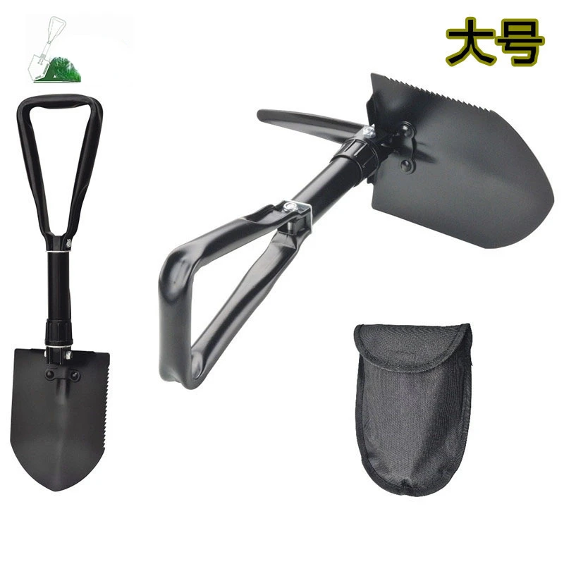 

Factory Direct Sales Outdoor Multi-Functional Large Engineering Shovel Folding Shovel Car Tool Camping Equipment