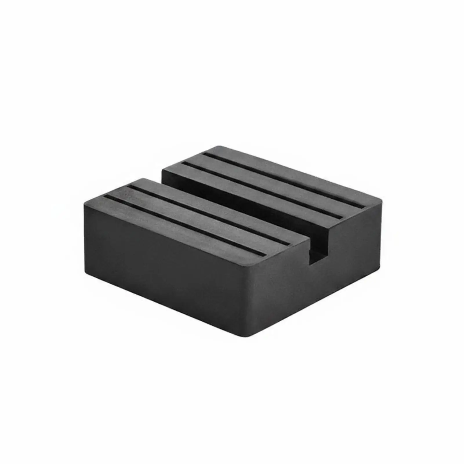 Shock Pad for Car Rubber Jack Support Block Grooved Contact Surface Lift Point Guard for Safe Tire Change and Repair