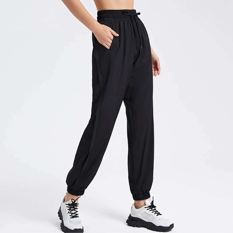 Women Loose Sport Pants High Waist Yoga Harem Pant Wide Leg Running Trousers Quick Dry Oversized Gym Fitness Sweatpants Female