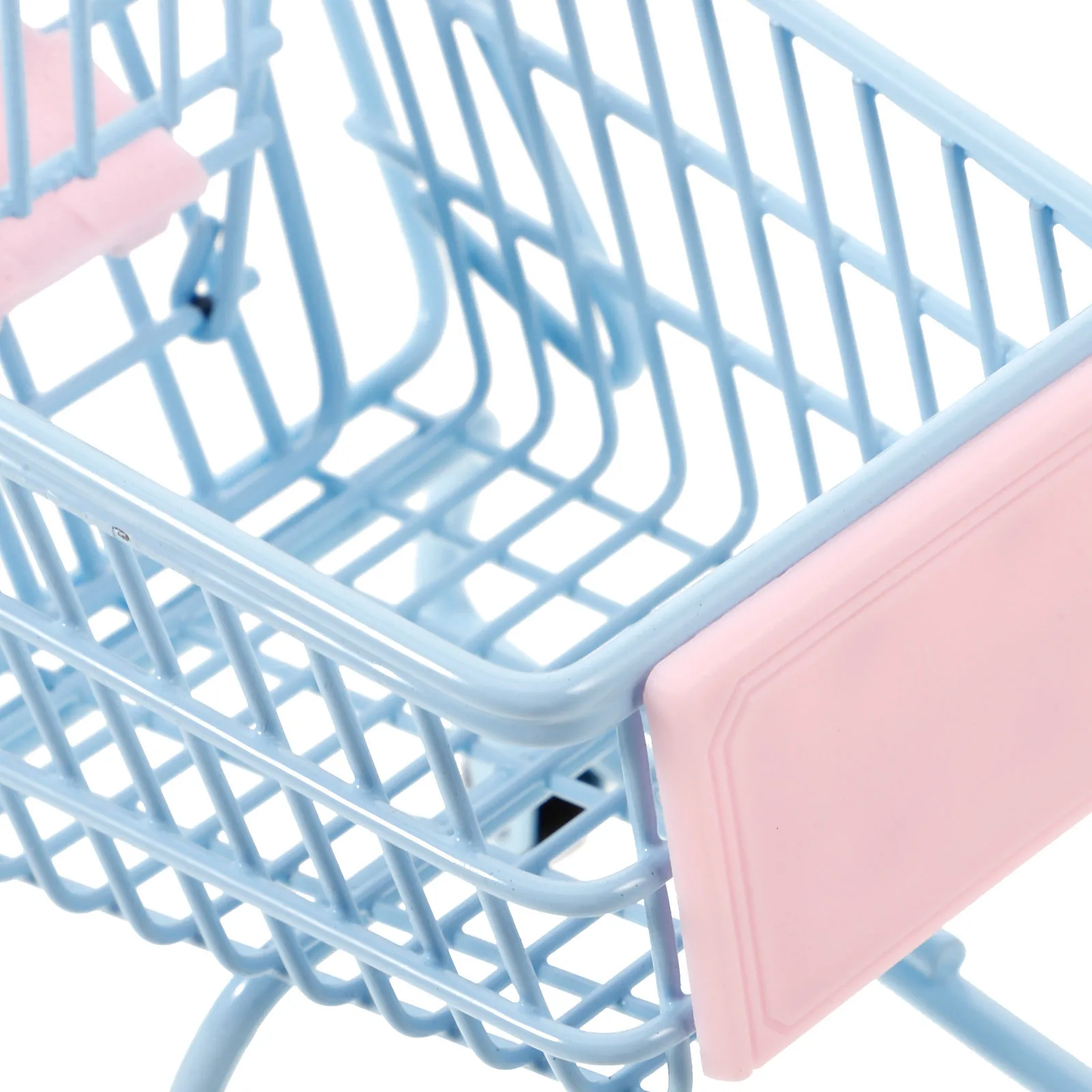 

1pc Miniature Supermarket Shopping Cart Small Desk Storage For Adults Valentine Gift Christmas Birthday Party Decor Fine