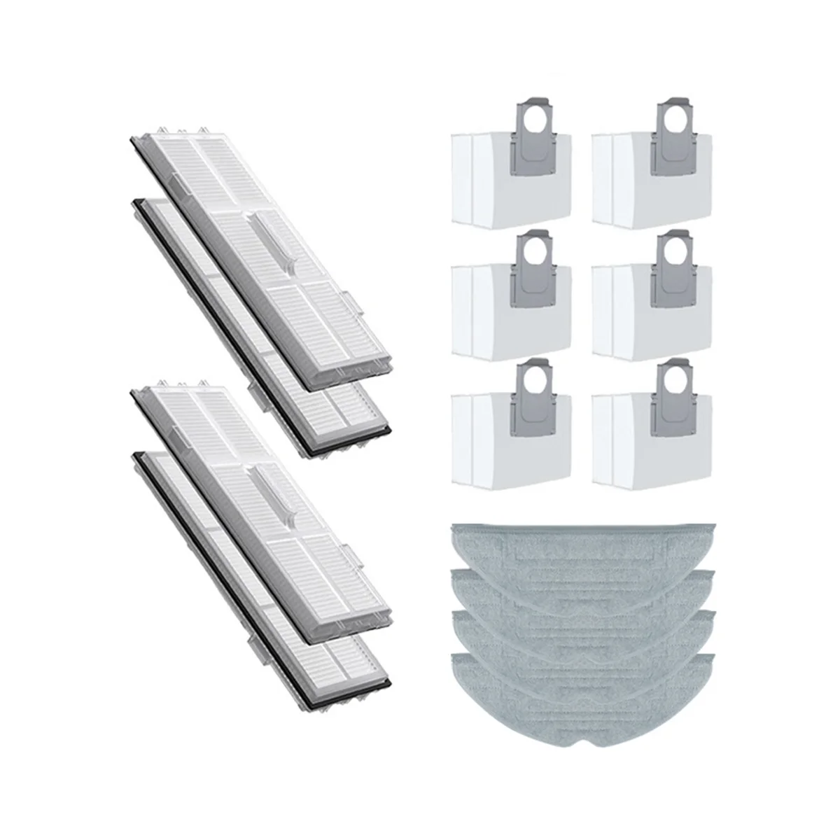 

A06P-For Roborock S8 S8+ S8 Pro Ultra Accessories Side Brush Filter Mop Cloth Dust Bags Vacuum Cleaner Spare Parts