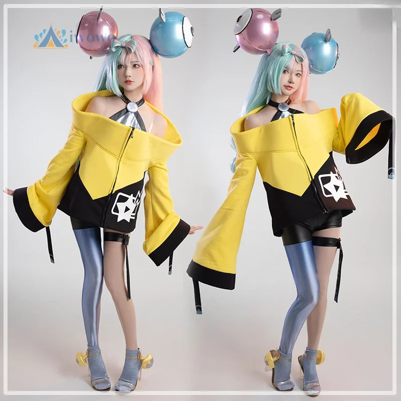 

PM Iono Cosplay Costume Cos Anime Uniform Wig Props Halloween Carnival Christmas Fancy Party Play Role Clothes