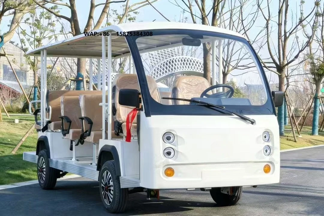 Stylishly designed 14-seat sightseeing bus (suitable for tourist attractions)