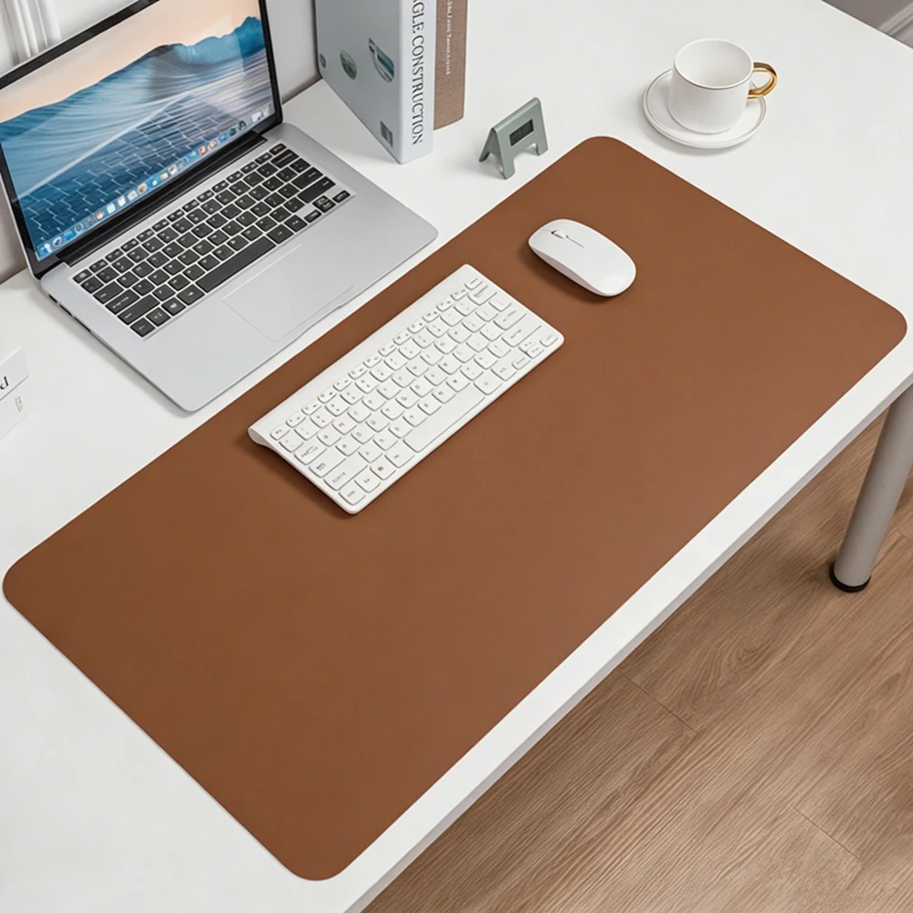 

Коврик для клавиатуры и мыши Art Design, утолщенный, противоскользящий, однотонный коричневый, водонепроницаемый, для игрового стола, для офисных принадлежностей
