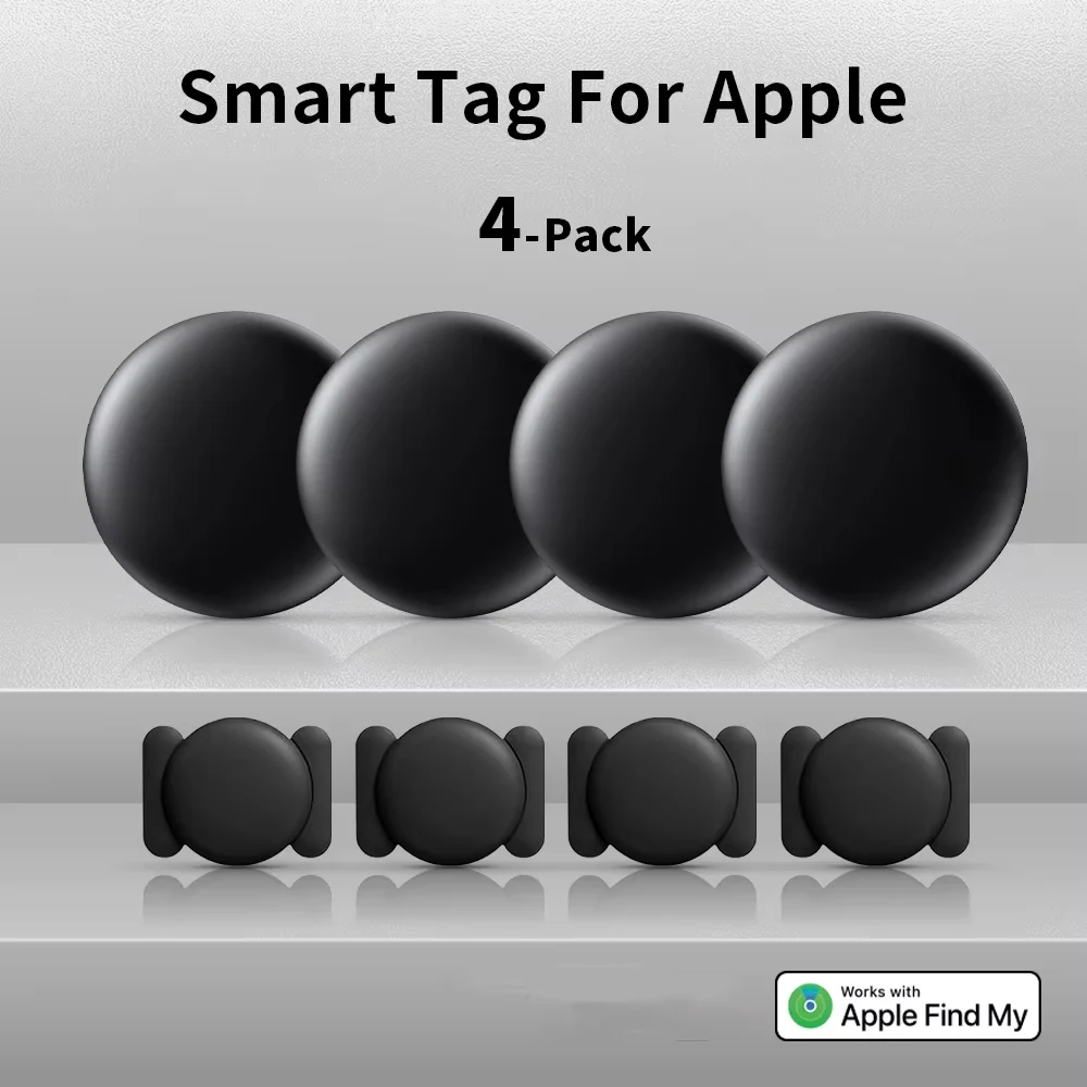 Vivilife 4PCS Location Tracking Smart Tag for Apple Find My Bag Finder Tracker Kits With Strong Magnetic Suction Silicone Shell