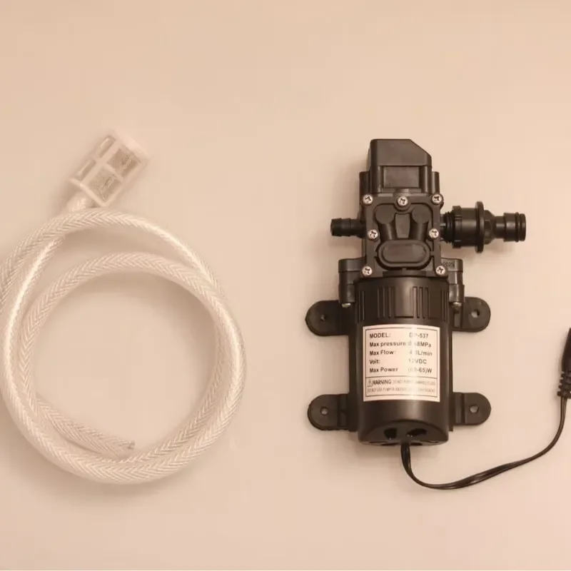 12V DC Water Pressure Pump Self-Priming Diaphragm Pump for Coffee Cart Food Trailer RV Water System