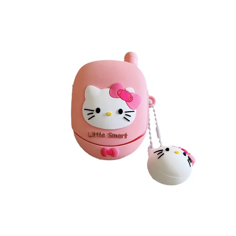 Hello Kitty für Airpods-Hülle, rosa Handyhülle für Airpods Pro 2, stoßfeste Kopfhörer-Anime-Hülle für Airpods 3-Hülle