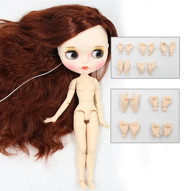 Icy Dbs Blyth Pop 1/6 Speelgoed Bjd Matte Gezicht Aangepaste Gezicht Joint Body Custom Pop 30Cm Meisjes Gift Anime