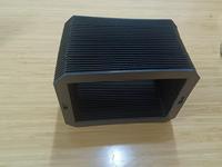 Customized square CNC cover accordion bellows Lmax = 600mm