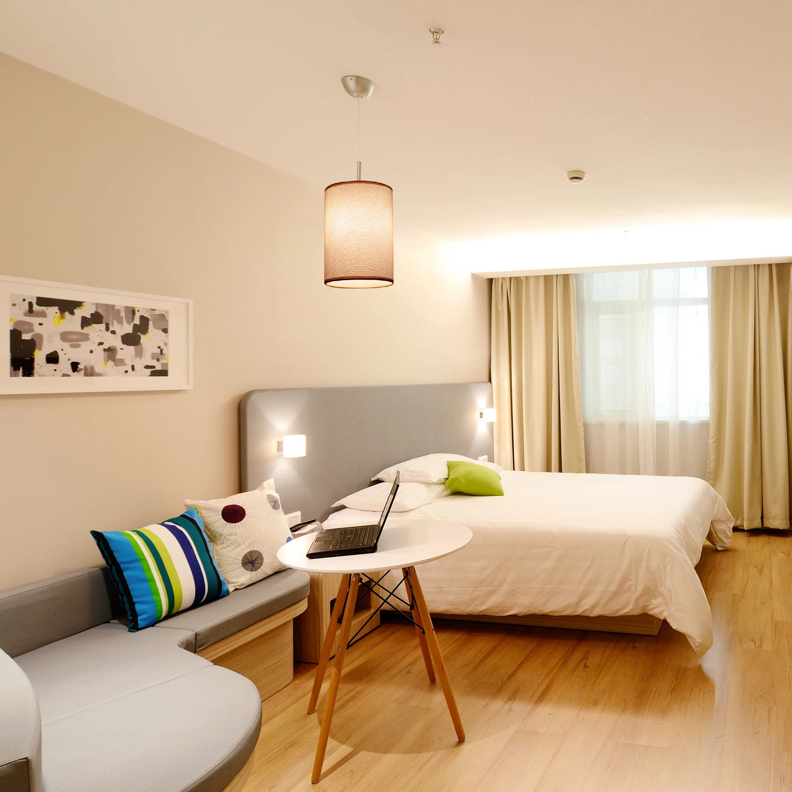 

Cloth Lampshade Design Dust Protection Wall Floor Ceiling Light Decorative Warm Atmosphere Home Light Accessory