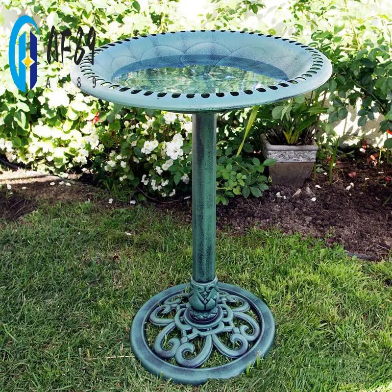 

AF89-Bird Feeder Spring And Summer Garden Bird Bath Landscape Ornaments With Ground Bird Feeder