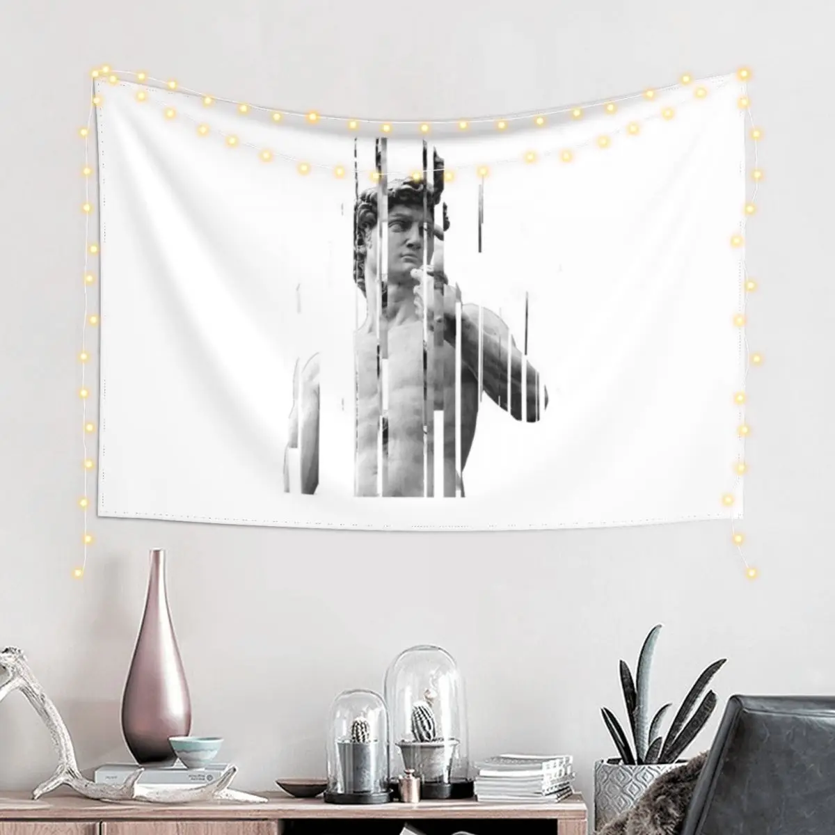 David Glitch Tapestry Decor Home Room Decor Cute Wall Decor Hanging Tapestry