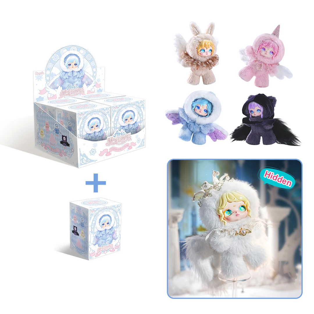 Blind Box Sneeuwfluisters Dumia Maytree Pop Skelet Leuke Collectible Kawaii Verrassende Doos Knuffel Figuur Kid Gift